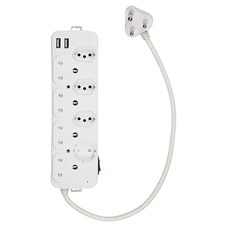 Eurolux 8 Way Multiplug with USB connectors - Future Light - LED Lights South Africa